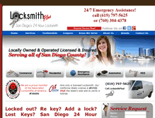 Tablet Screenshot of locksmithplus.net
